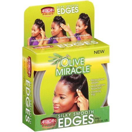 African Pride Olive Miracle Silky Smooth Edges Hair Gel