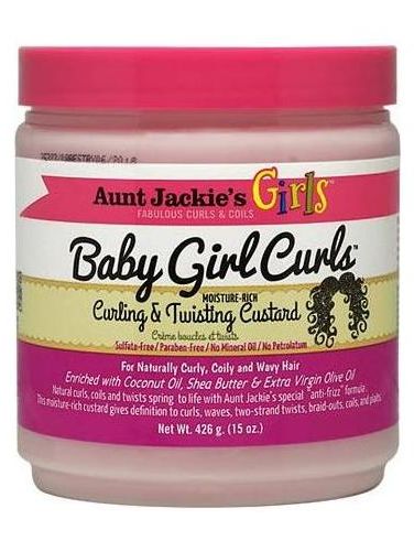 Aunt Jackie's Curls & Coils Girls Baby Girl Curls Curling & Twisting Custard