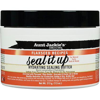 Aunt Jackie's Curls & Coils Seal It Up Hydrating Sealing Butter