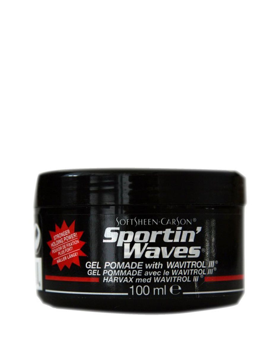 Softsheen & carson sportin' waves gel pomade - black.