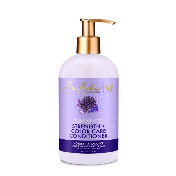 SheaMoisture, Strength Color Care Conditioner, Purple Rice Water