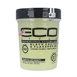 Eco Style Professional Styling Gel Black Castor e Flaxseed Oil