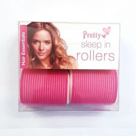 Hair Essentials Sleep In Rollers (4 x 48 mm pack contains)