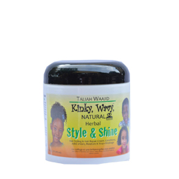 Taliah Waajid Kinky, Wavy, Natural Herbal Style & Shine Styling Cream, 6 oz